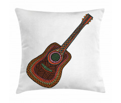 Acoustic Guitar Pillow Cover
