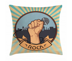 Vocal Hand Mic Pillow Cover