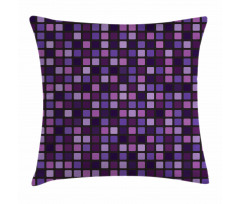 Beveled Square Mosaic Tile Pillow Cover