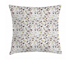 Curvy Stem Bud Ladybird Pillow Cover