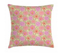 Delicate Flowers Pillow Cover