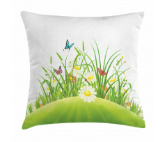 Summer Hill Wildflowers Pillow Cover