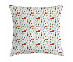 Insects Pattern Ant Bee Pillow Cover