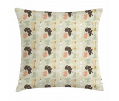 Fauna Pattern Pillow Cover