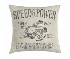 Classical Bike Race Pillow Cover