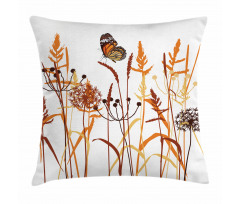 Composition with Leaves Pillow Cover