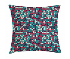 Oval Leaf-like Shapes Pillow Cover