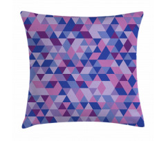 Triangles Low Poly Pillow Cover