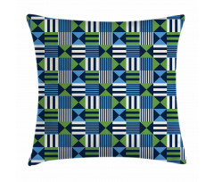 Mosaic Checks Pattern Pillow Cover