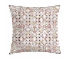 Puzzle-Like Volutes Pillow Cover