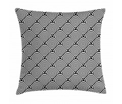 Fish Scale Swirls Pillow Cover