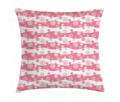 Monochrome Swirls Stripes Pillow Cover