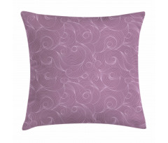 Curly Lines Spirals Pillow Cover