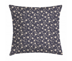Abstract Foliage Swirls Pillow Cover