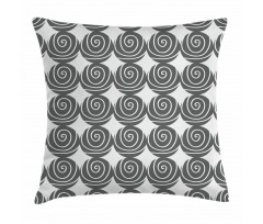 Flush-seamed Circles Pillow Cover