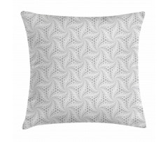 Greyscale Vortex Spots Pillow Cover