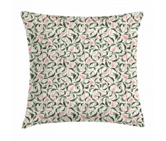 Tangled Stems and Lilies Pillow Cover