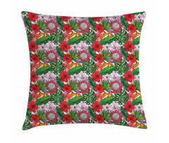 Exotic Botany Concept Pillow Cover