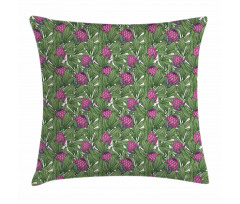 Vintage Botanical Theme Pillow Cover