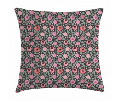 Exotic Floral Pattern Pillow Cover