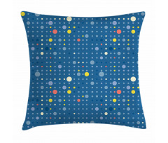 Geometric Circles Dots Pillow Cover