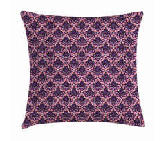 Rococo Mandala Style Pillow Cover