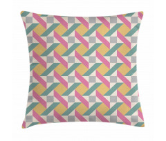 Pastel Rhombus Mosaic Pillow Cover