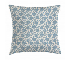 Flourishing Flora Leaves Pillow Cover