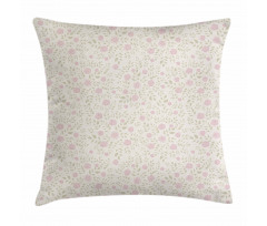 Soft Toned Romantic Bouquet Pillow Cover
