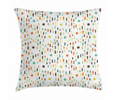 Circle Diamond and Arrows Pillow Cover