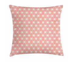 Hexagon Tiles Oriental Pillow Cover