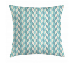 Zigzags in Pastel Colors Pillow Cover