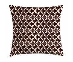 Contrast Color Triangles Pillow Cover
