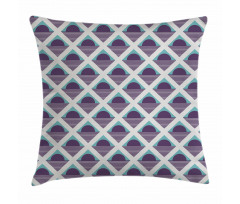 Squares Circles Stripes Pillow Cover