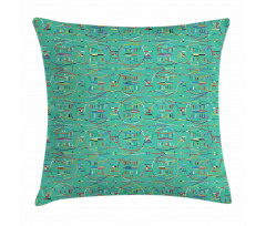 Colorful Native Pattern Pillow Cover