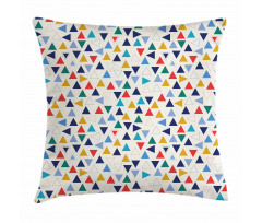 Colorful Simple Triangles Pillow Cover