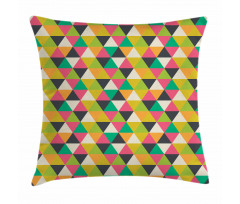 Retro Hipster Mosaic Tile Pillow Cover