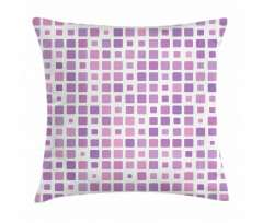 Random Ombre Square Tiles Pillow Cover