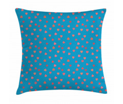 Hearts with Stars and Dots Pillow Cover