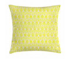 Leaves Diamond Shapes Pillow Cover