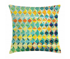 Futuristic Vibrant Design Pillow Cover