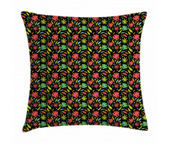 Autumnal Foliage Pattern Pillow Cover