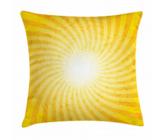 Sunburst Spiral Stripes Pillow Cover
