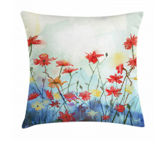 Composition of Plants Pillow Cover