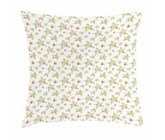 Colorful Dotted Star Shapes Pillow Cover