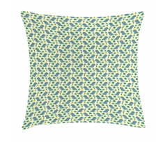 Dinos Monstera Pineapples Pillow Cover