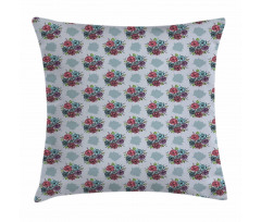 Abstract Bouquet of Flowers Pillow Cover