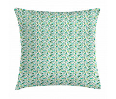Various Type Green Foliage Pillow Cover