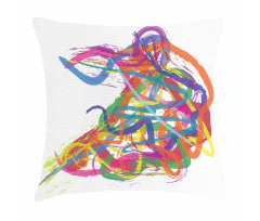 Abstract Art Dancer Pillow Cover