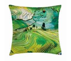 Aerial Scenery Nature Pillow Cover